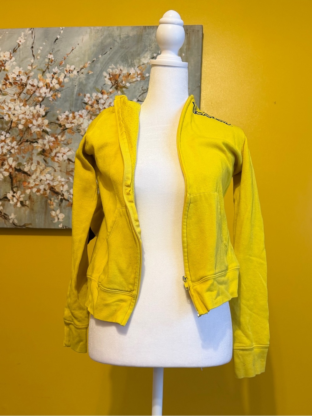 Pokemon/Pikachu Yellow Zip-Up Hoodie Sweatshirt